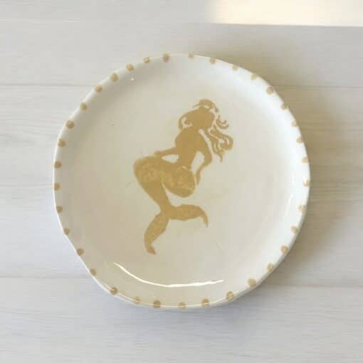 Mermaid Trinket Plate - Sand