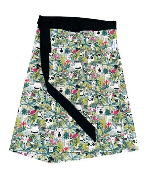 Wrap Skirt - Monochrome Zoo