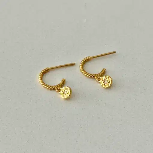 Sun Soul Halo Earrings