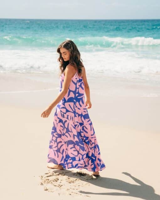 Noa Blue Maxi Dress - Image 2