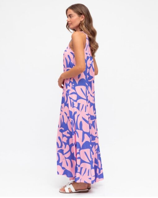 Noa Blue Maxi Dress - Image 3