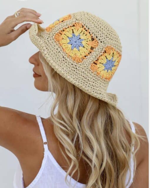 Lucy Embroidered Sun Hat