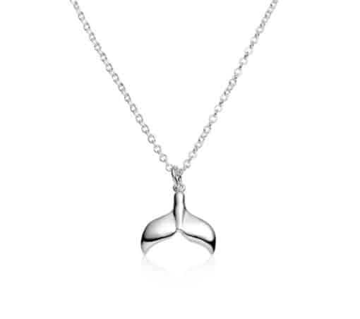 Sterling Silver Avalon Whale Tail Necklace