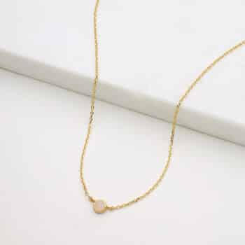 Zafino Single Stone Mini Necklace