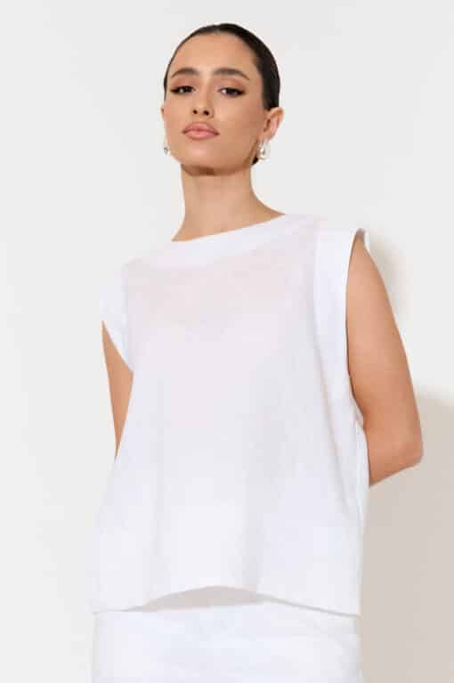 Kita Linen Top White - Image 2