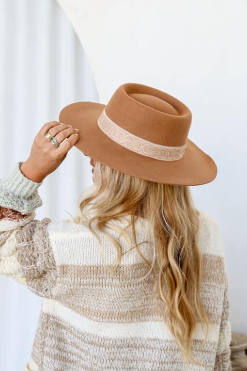 River Wool Hat Tan - Image 3