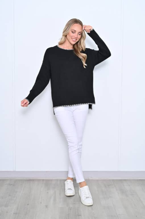 Demi Knit Jumper Black