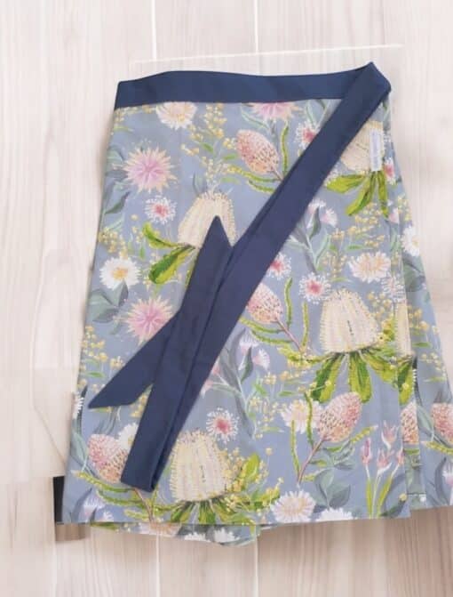 Wrap Skirt -Outback Flowers