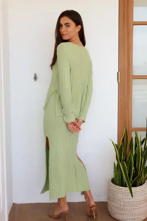 Mae Knit Set - Pistachio - Image 2