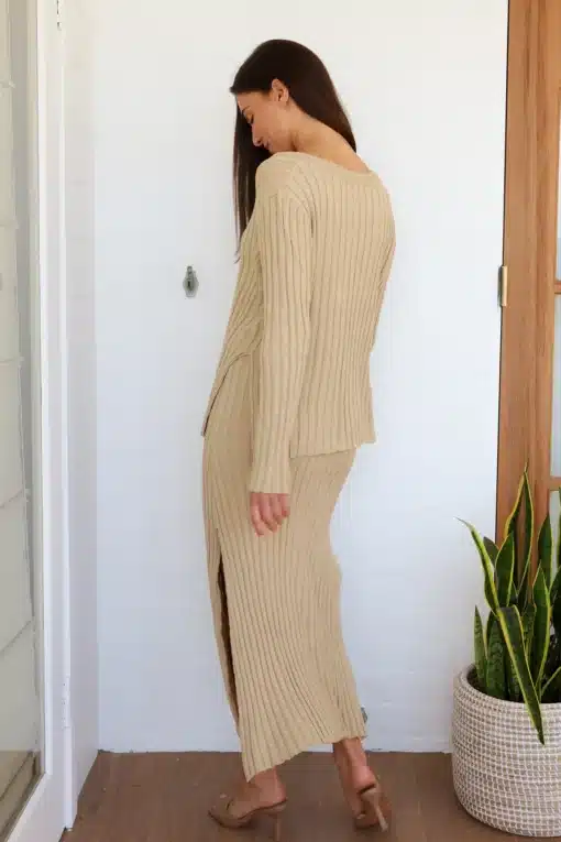 Mae Knit Set - Oatmeal - Image 2
