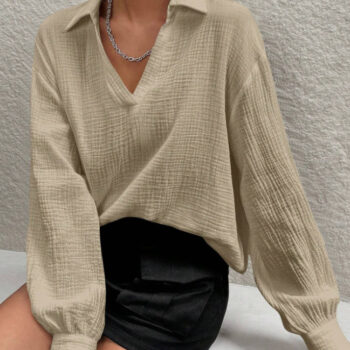 Marnie Cheesecloth Long Sleeve Cream