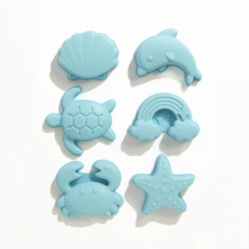 Silicone Bucket Set - Light Blue - Image 3