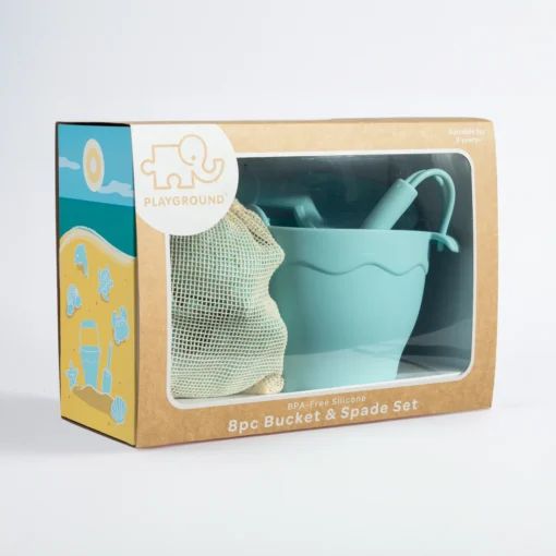Silicone Bucket Set - Light Blue - Image 4