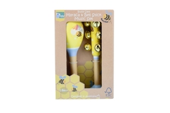 Buzzy Days Bee Maraca & Bellstick Set
