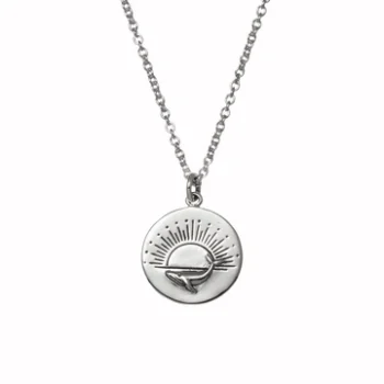 Whale Dancer Necklace Sterling Silver