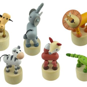 Wooden Dancing Jungle Zebra