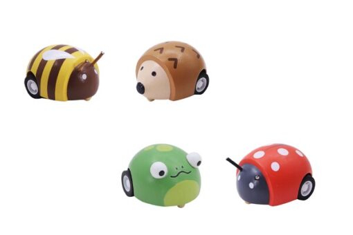 Wooden Pull Back Insect Ladybug - Image 2