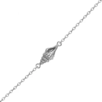 Spiral Shell Bracelet Sterling Silver