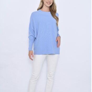 Margo Ribbed Knit Sky Blue
