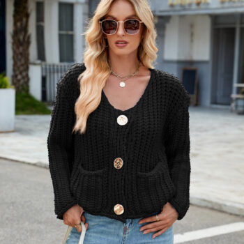 Beth Chunky Knit Navy