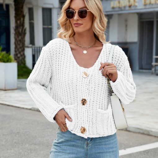 Beth Chunky Knit White - Image 2
