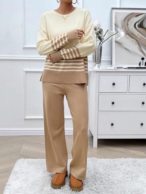 Faith Knit Set Mocha - Image 4