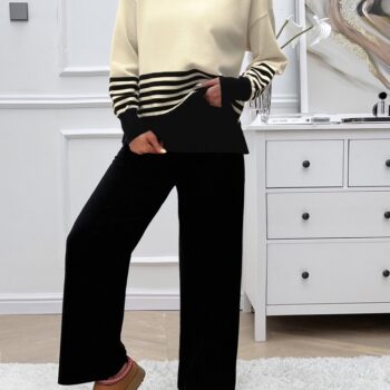 Faith Knit Set Black
