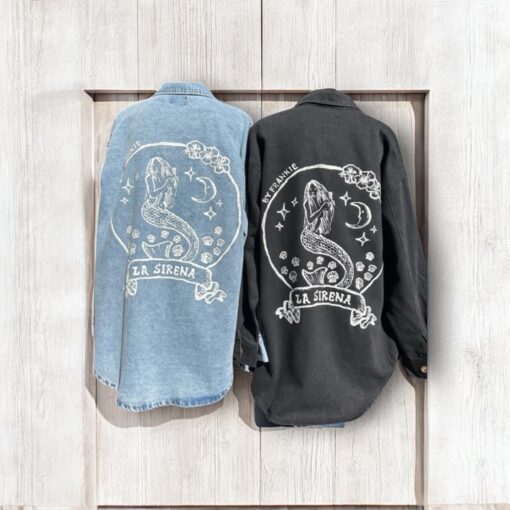 La Sirena Denim Shacket