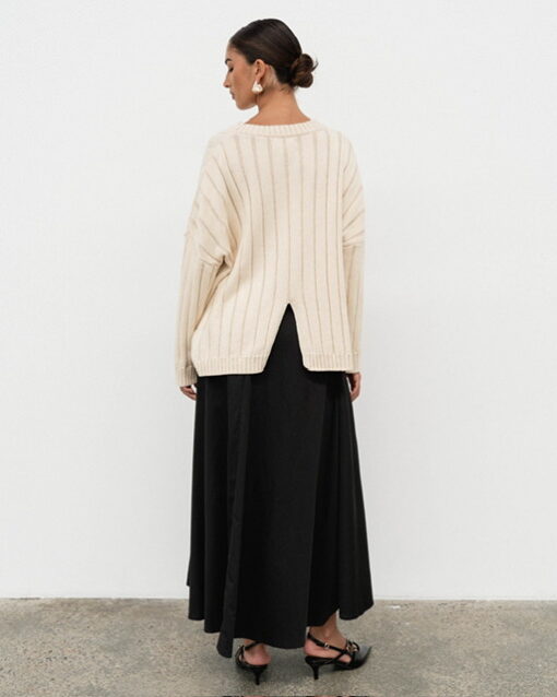 Lila Knit Cream - Image 2