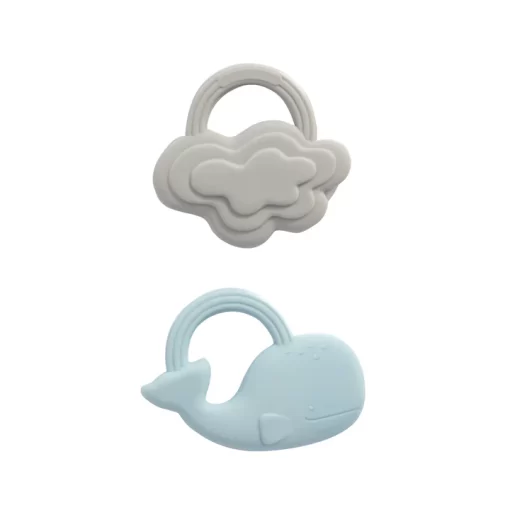 Silicone Teether 2pk Whale - Image 2