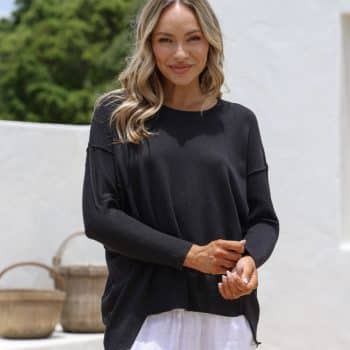 Lillian Knit Black