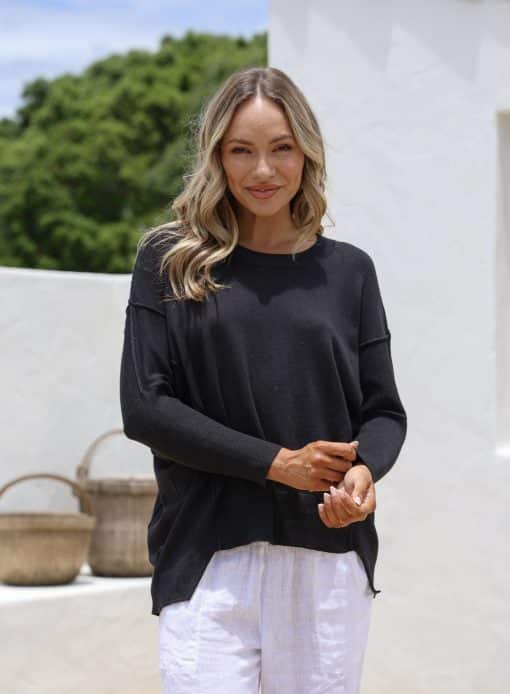 Lillian Knit Black