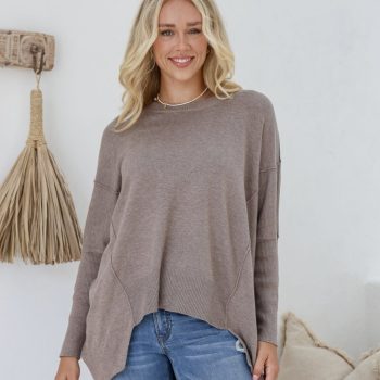 Lillian Knit Jumper Mocha